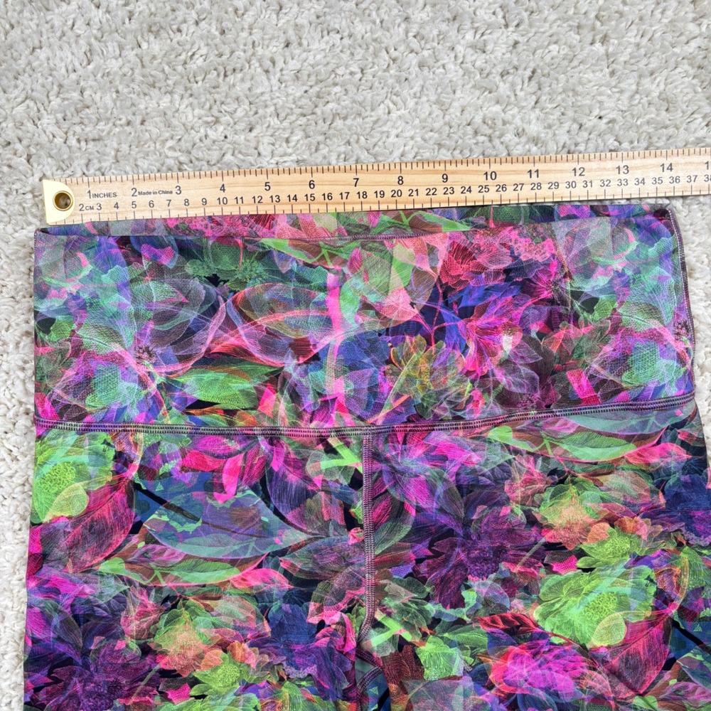 Lululemon Wunder Train High-Rise Short 6 Women 12 Floral Electric Multi Color - Picture 2 of 9
